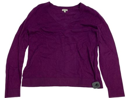 Sweater By Talbots In Purple, Size: L Discount