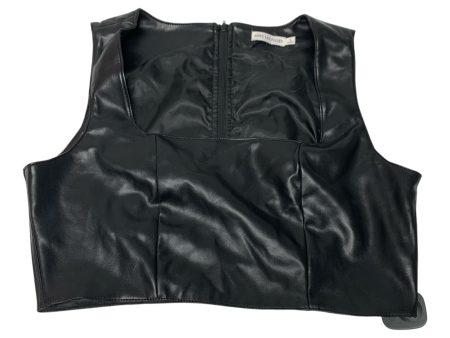 Top Sleeveless By Avec Les Filles In Black, Size: L Hot on Sale