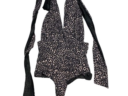 Bodysuit By Free People In Black & Purple, Size: S Cheap