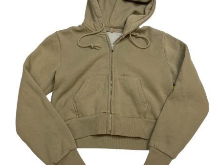 Sweatshirt Hoodie By John Galt In Tan, Size: M Online Sale