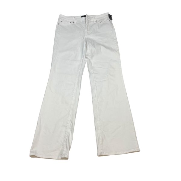 Jeans Boot Cut By Talbots In White, Size: 6 Supply