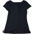 Top Short Sleeve Basic By Free People In Black, Size: M Online Sale