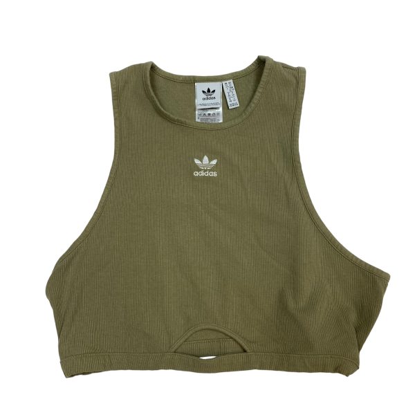 Athletic Tank Top By Adidas In Green, Size: Xl For Discount