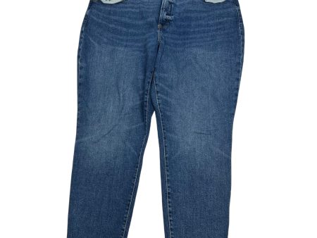 Jeans Straight By Old Navy In Blue Denim, Size: 18 Supply