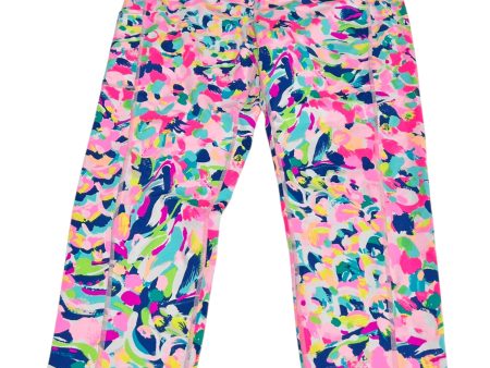 Pants Designer By Lilly Pulitzer In Blue & Pink, Size: Xl Cheap