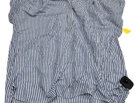 Top Short Sleeve By Loft In Striped Pattern, Size: S on Sale