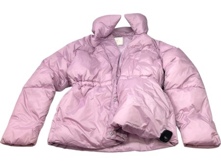 Coat Puffer & Quilted By A New Day In Purple, Size: S Discount