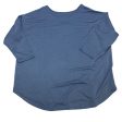 Top 3 4 Sleeve Basic By Wonderly In Blue, Size: 3x For Discount