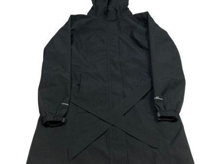 Coat Raincoat By Eddie Bauer In Black, Size: M Supply