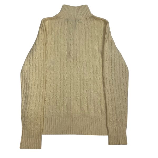 Sweater Cashmere By Saks Fifth Avenue In Cream, Size: L on Sale