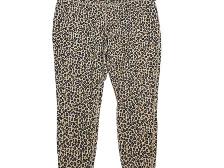 Athletic Leggings By Crown And Ivy In Animal Print, Size: Xl Online