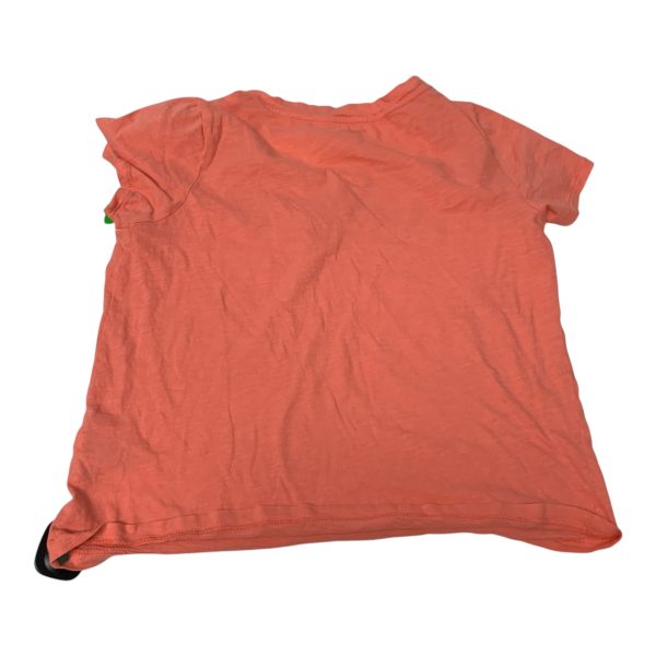 Top Short Sleeve Basic By Madewell In Peach, Size: S Online Sale