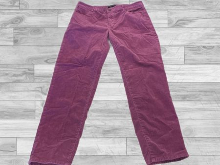 Pants Corduroy By Talbots In Purple, Size: 14 For Cheap