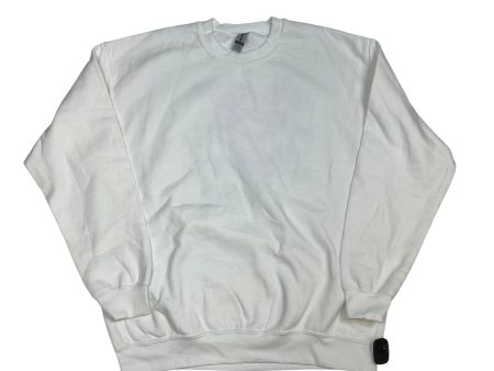 Sweatshirt Crewneck By Girl Tribe Co. In White, Size: L For Cheap