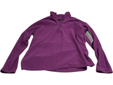 Sweatshirt Collar By Eddie Bauer In Purple, Size: Mp Cheap