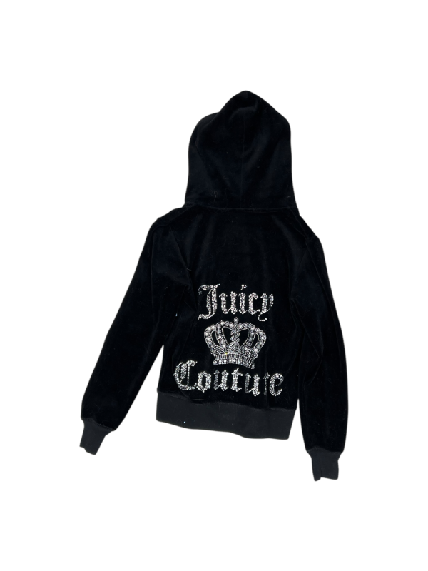 Athletic Jacket By Juicy Couture In Black, Size: M For Cheap