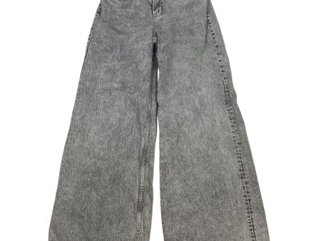 Jeans Wide Leg By Divided In Grey Denim, Size: 2 Hot on Sale