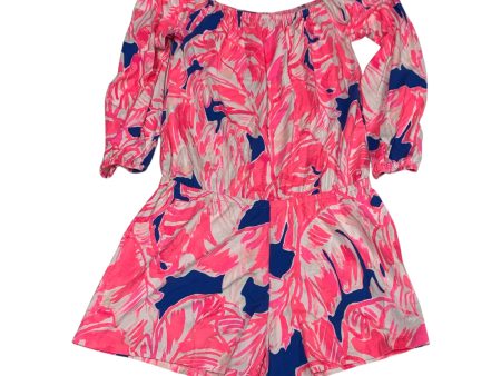 Romper Designer By Lilly Pulitzer In Pink, Size: S Online Sale