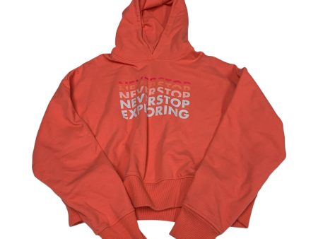 Athletic Sweatshirt Hoodie By The North Face In Orange, Size: M For Discount