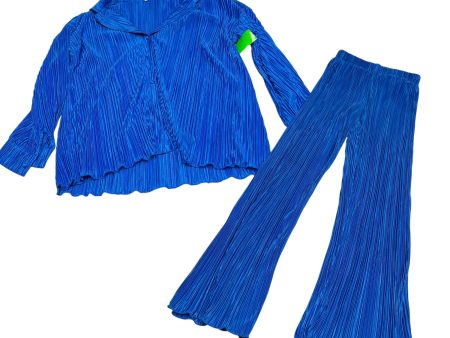 Pants Set 2pc By Clothes Mentor In Blue, Size: S Sale