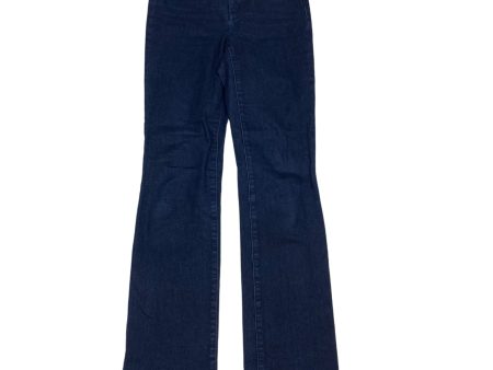 Jeans Straight By Not Your Daughters Jeans In Blue Denim, Size: 4 For Discount