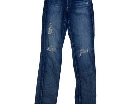 Jeans Skinny By Ag Jeans In Blue Denim, Size: 6 on Sale