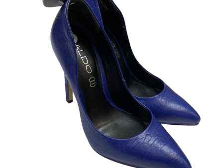 Shoes Heels Stiletto By Aldo In Blue, Size: 6 Online