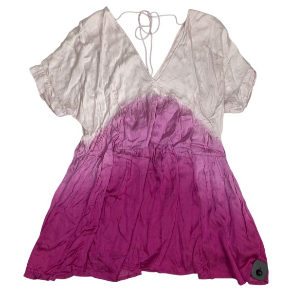 Tunic Short Sleeve By Free People In Pink, Size: M Online now