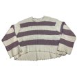 Sweater By Twenty Ten In Cream & Purple, Size: M For Discount