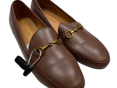 Shoes Flats By Divanne In Brown, Size: 10 Supply