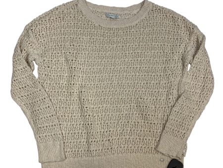 Sweater By American Eagle In Cream, Size: L Hot on Sale