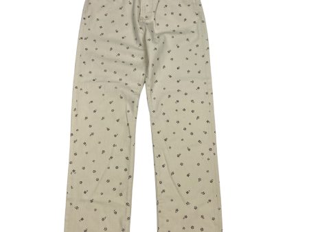 Jeans Straight By Madewell In Cream Denim, Size: 6 Fashion