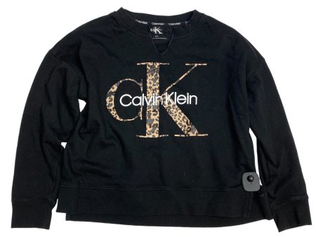 Sweatshirt Crewneck By Calvin Klein In Black, Size: M Hot on Sale