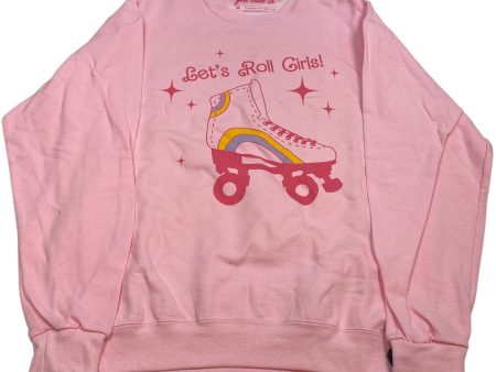 Sweatshirt Crewneck By Girl Tribe Co In Pink, Size: M Online