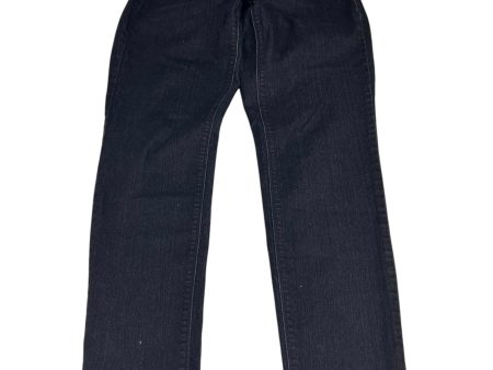 Jeans Straight By White House Black Market In Black Denim, Size: M Fashion