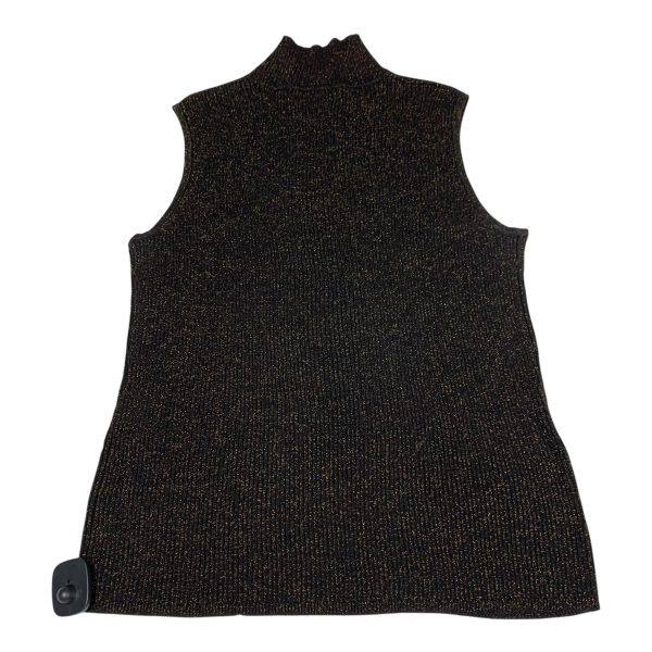 Top Sleeveless By Chicos In Bronze, Size: L Supply