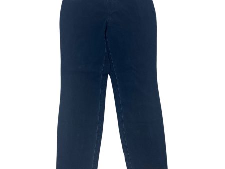 Pants Designer By Lafayette 148 In Blue, Size: L For Discount