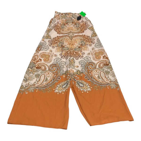 Pants Wide Leg By H&m In Orange, Size: 0 For Sale