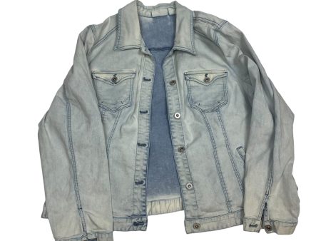 Jacket Denim By Chicos In Blue Denim, Size: Xl on Sale