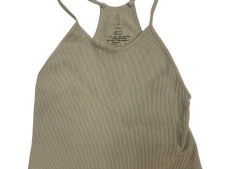 Athletic Tank Top By Free People In Cream, Size: M For Cheap