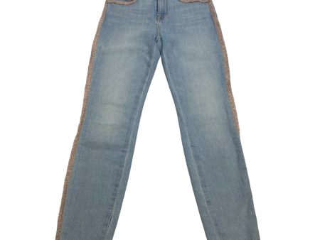 Jeans Skinny By 7 For All Mankind In Blue Denim, Size: 2 Hot on Sale