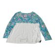 Top Long Sleeve Designer By Lilly Pulitzer In Blue, Size: L Fashion