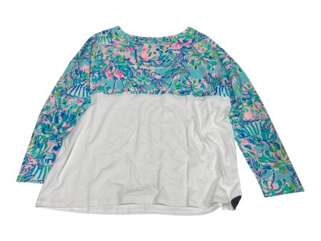 Top Long Sleeve Designer By Lilly Pulitzer In Blue, Size: L Fashion