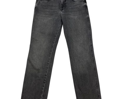 Jeans Cropped By Free People In Grey Denim, Size: 2 Supply