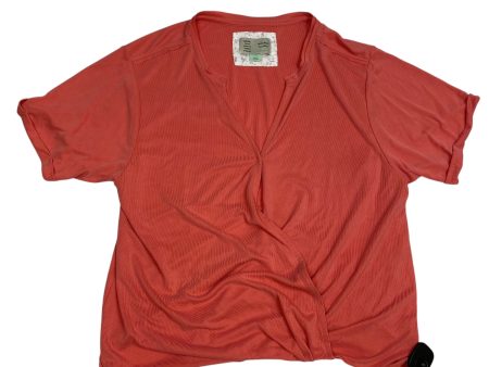 Top Short Sleeve By Saturday sunday In Orange, Size: M Hot on Sale