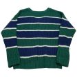 Sweater By American Eagle In Blue & Green, Size: M Online Hot Sale