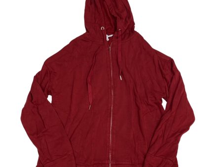 Sweatshirt Hoodie By Soma In Red, Size: M Online Sale