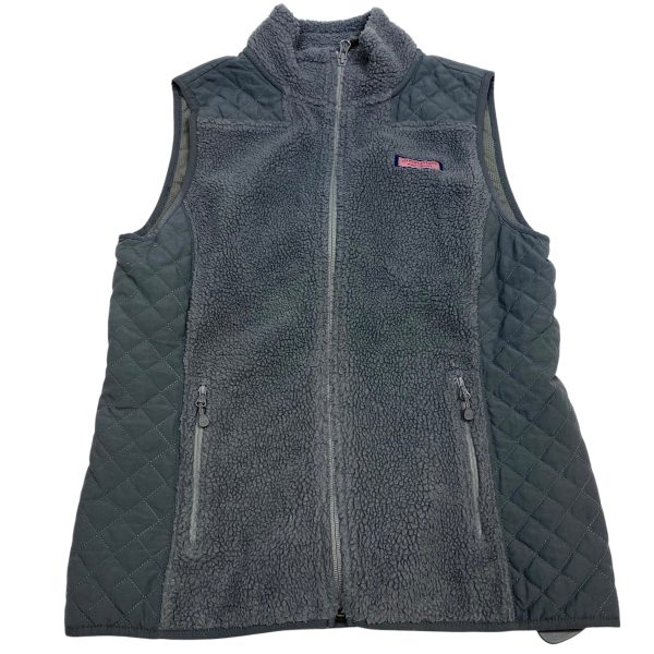 Vest Designer By Vineyard Vines In Grey, Size: Xs Sale