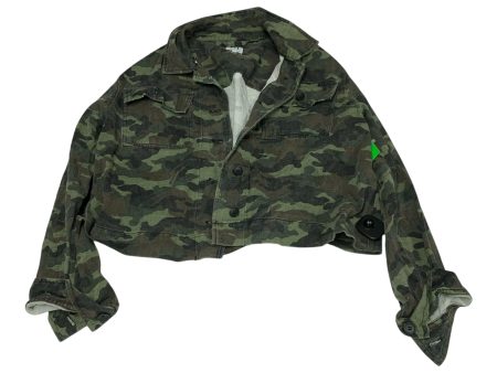 Jacket Denim By John + Jenn In Camouflage Print, Size: Xl Hot on Sale