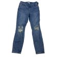 Jeans Skinny Designer By Good American In Blue Denim, Size: 8 Online